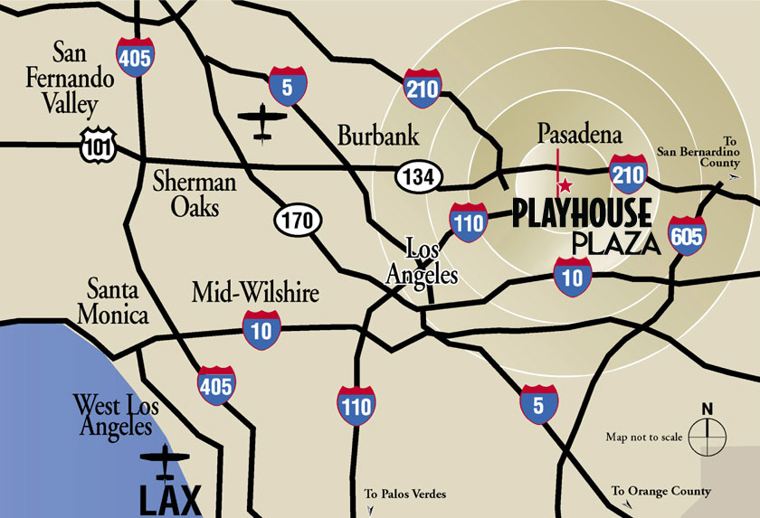 Playhouse Plaza Freeway Map